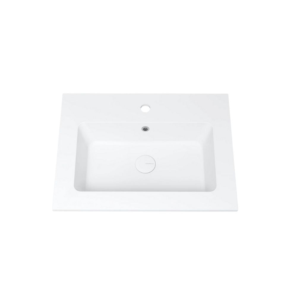 Marmy BERGAMO SLIM 60x46 mosdó, fényes fehér 80 8125 06 11 10