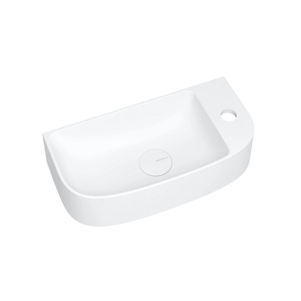 Marmy BOB 44x22 kézmosó, fényes fehér 6 301 20 04 31 18