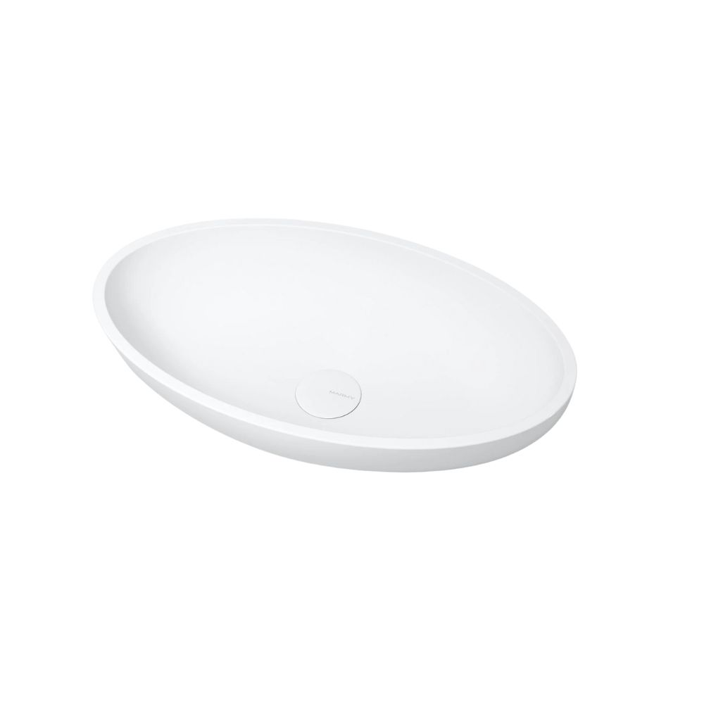 Marmy CORINA mosdó 51*30 pultra, fényes fehér, csaplyuk nélkül 6 229 13 05 10 18