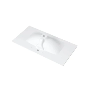 Marmy CRYSTAL 90x46 mosdó, fényes fehér 80 7663 09 11 10