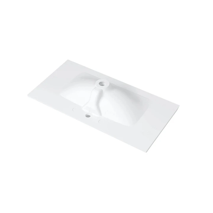 Marmy CRYSTAL 90x46 mosdó, fényes fehér 80 7663 09 11 10