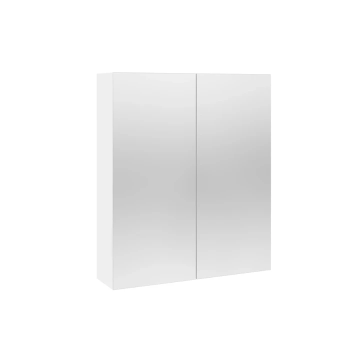 Mofém EVO fali tükrösszekrény, 60x72xx19 cm, fényes fehér F46726E28W2