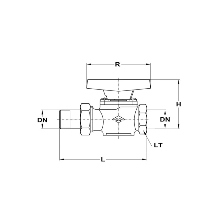 Mofém AHA golyóscsap KB csatlakozással, 1/2”, toldattal 113-0009-00 Mofém AHA golyóscsap KB csatlakozással, 1/2”, toldattal 113-0009-00