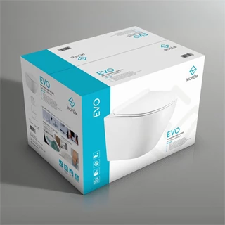 Mofém EVO perem nélküli fali WC Soft Close ülőkével 700532800 Mofém EVO perem nélküli fali WC Soft Close ülőkével 700532800