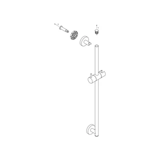 Mofém Basic zuhanyrúd, 550mm, R18mm 275-0034-07 Mofém Basic zuhanyrúd, 550mm, R18mm 275-0034-07