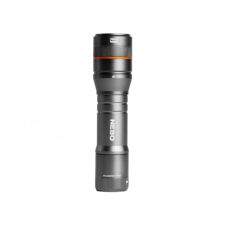 Nebo Newton 500 zseblámpa, 500 lm - 30 lm, 4 funkció, IP67, 4x zoom NEB-FLT-0014-G