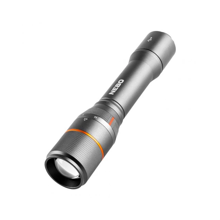 Nebo Davinci 2000 zseblámpa, 2000 lm - 200 lm, 4 funkció, IP67, 4x zoom, PowerBank funkció, 2000 mAh NEB-FLT-0020-G