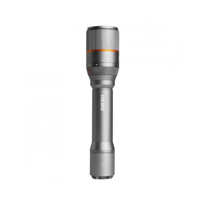 Nebo Davinci 3500 zseblámpa, 3500 lm - 70 lm, 4 funkció, IP67, 3x zoom, PowerBank funkció, 4500 mAh NEB-FLT-0021-G
