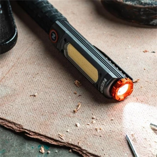 NEBO BIG LARRY PRO + zseblámpa és szerelőlámpa, 600-40 lumen, akkumulátoros, IPX7, mágneses talp NEB-FLT-1033-G