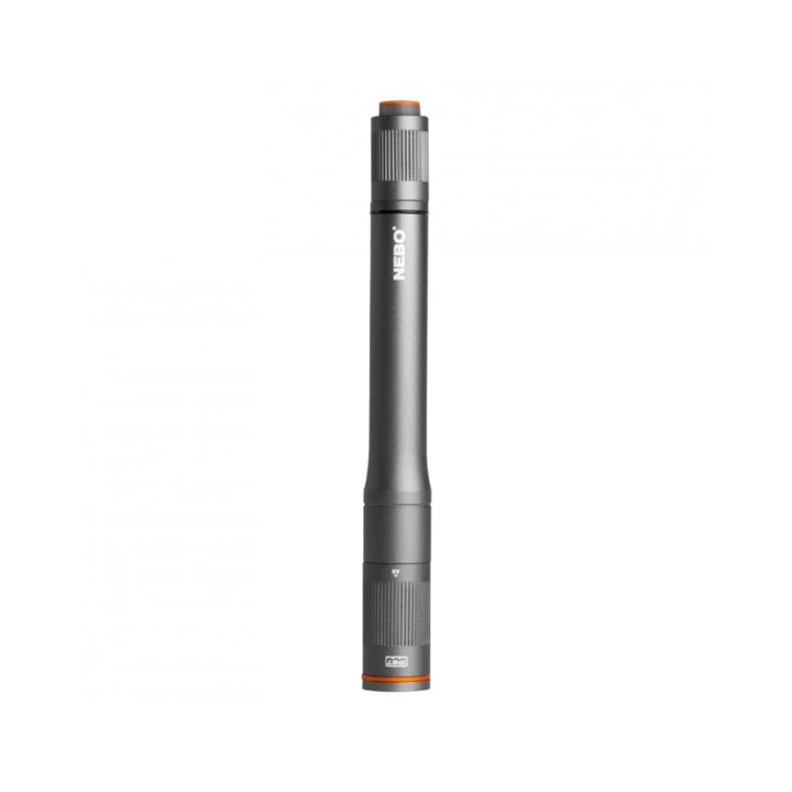 Nebo Columbo 150 zseblámpa, 150 lm - 45 lm, IP67, 4x zoom, acél zsebcsipesz NEB-POC-0007-G