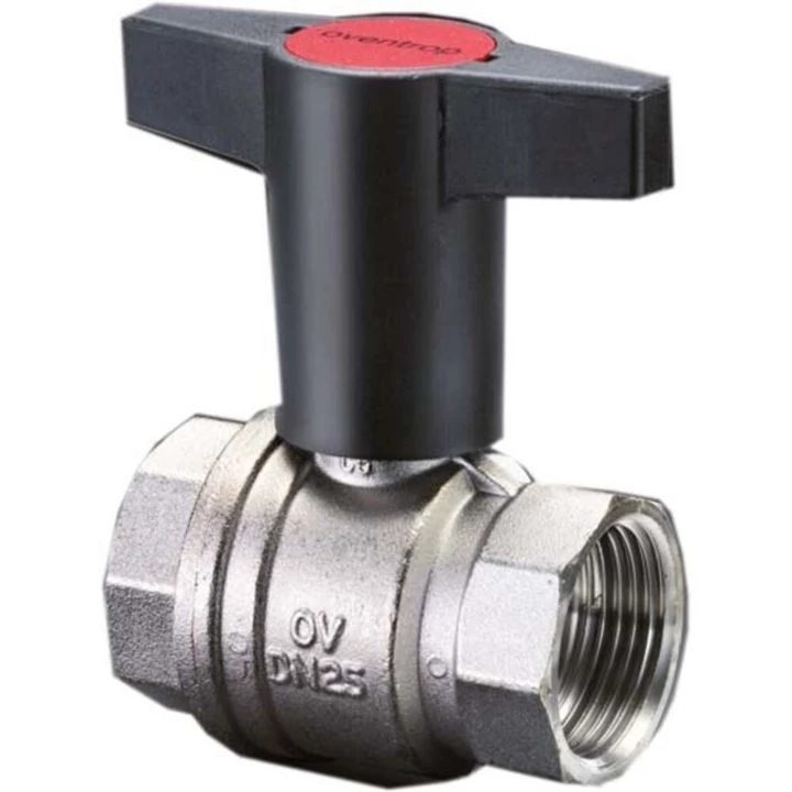 Oventrop Optibal golyóscsap, műanyag fogantyúval, DN40, 1 1/2” bm, PN16, sárgaréz 1077112 Oventrop Optibal golyóscsap, műanyag fogantyúval, DN40, 1 1/2” bm, PN16, sárgaréz 1077112