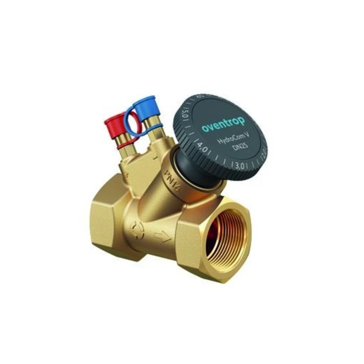 Oventrop Hydrocom V statikus strangszabályzó hydroport csatlakozóval, PN16, DN25, BM, 1" 1062708