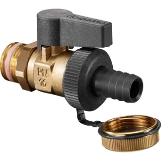 Oventrop Optiflex golyóscsap, DN15, 1/2” KM, sárgaréz, tömlővéges csatlakozóval és zárósapkával 1033314 Oventrop Optiflex golyóscsap, DN15, 1/2” KM, sárgaréz, tömlővéges csatlakozóval és zárósapkával 1033314