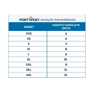 Portwest A280 Wintershield téli munkavédelmi kesztyű, M A280K1RM