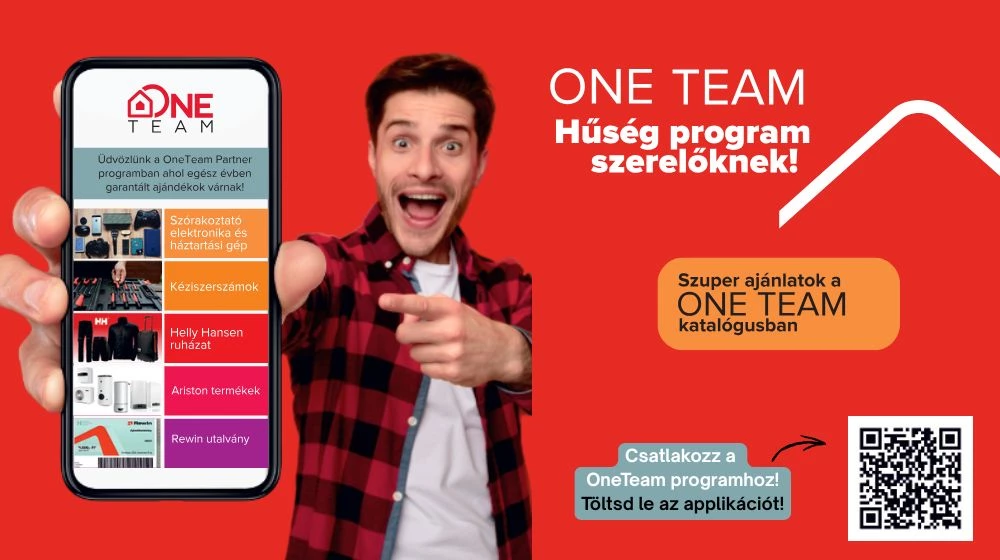 Pontgyűjtés Ariston módra: Itt a One Team hűségprogram szerelőknek!