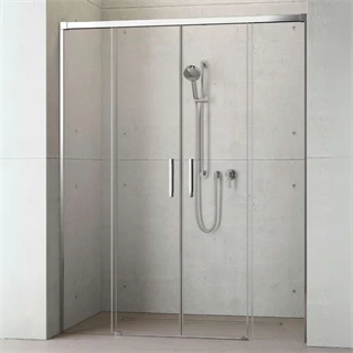 Radaway Idea DWD 170x200,5 görgős zuhanyajtó dupla tolóajtóval, oldal fiy részekkel 387127-01-01