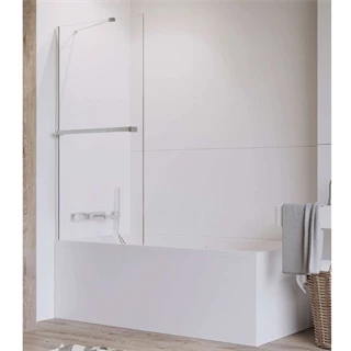 Radaway Idea PNJ kádparaván törölközőtartóval 100 átlátszó 10001100-01-01W