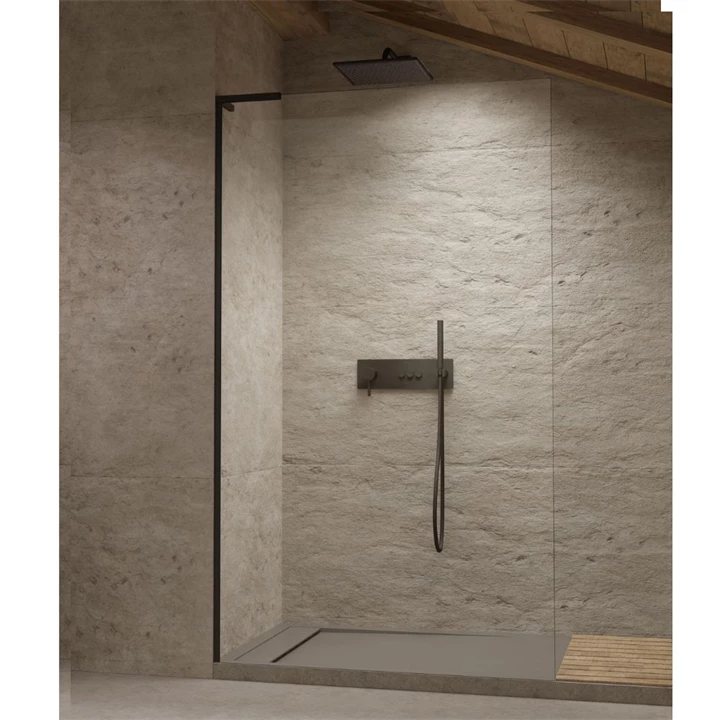 Radaway Modo SL II Black Walk-in fekete zuhanyfal, balos 10319084-54-01L