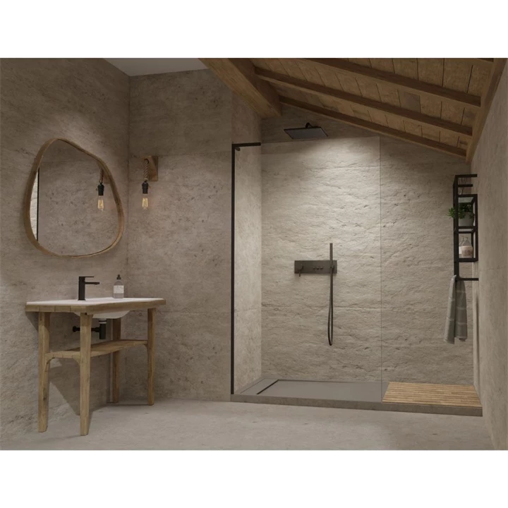 Radaway Modo SL II Black Walk-in fekete zuhanyfal, balos 10319084-54-01L