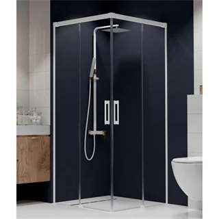 Radaway Idea White KDD szögletes tolóajtós zuhanykabin 90, fehér 387060-04-01L