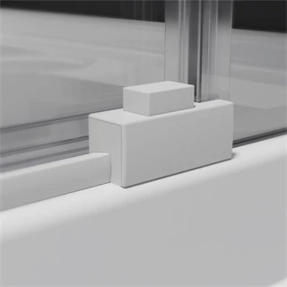 Radaway Idea White KDD szögletes tolóajtós zuhanykabin 90, fehér 387060-04-01L