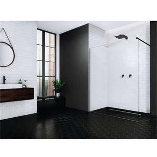 Radaway Modo New Black II 75 Walk-in zuhanyfal 389075-54-01 Radaway Modo New Black II 75 Walk-in zuhanyfal 389075-54-01