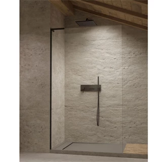 Radaway Modo SL II Black Walk-in fekete zuhanyfal, balos 10319124-54-01L