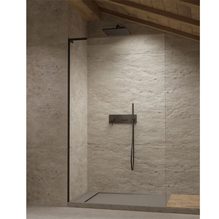 Radaway Modo SL II Black Walk-in fekete zuhanyfal, balos 10319124-54-01L