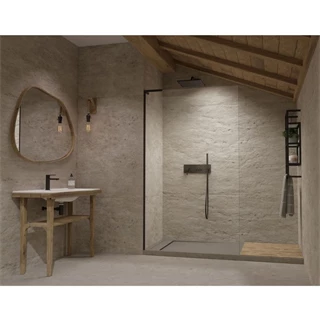 Radaway Modo SL II Black Walk-in fekete zuhanyfal, balos 10319124-54-01L
