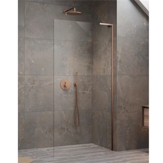 Radaway Modo SL II Brushed Copper Walk-in szálcsiszolt réz zuhanyfal, balos 10319054-93-01L Radaway Modo SL II Brushed Copper Walk-in szálcsiszolt réz zuhanyfal, balos 10319054-93-01L