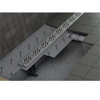 Radaway rozsdamenetes zuhanyfolyóka 65 cm, burkolható ráccsal 5R065B
