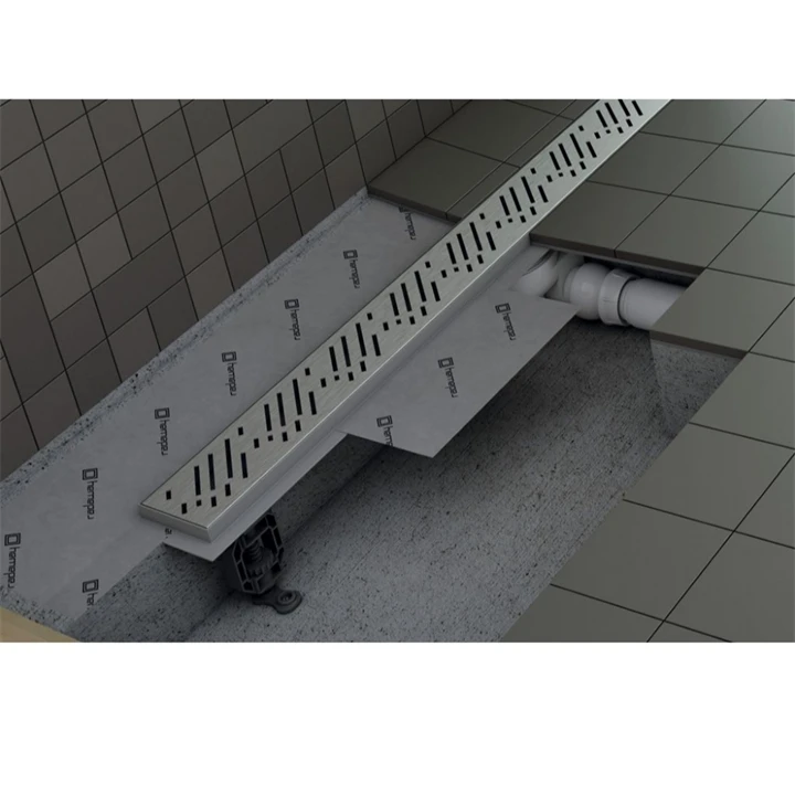 Radaway rozsdamenetes zuhanyfolyóka 65 cm, burkolható ráccsal 5R065B