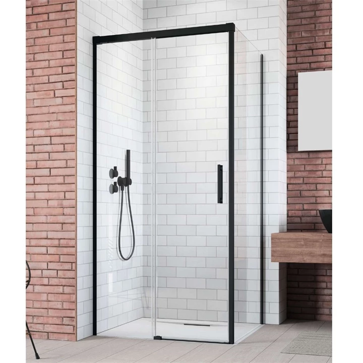 Radaway Idea Black S1 80 J fekete zuhanykabin oldalfal 387051-54-01R