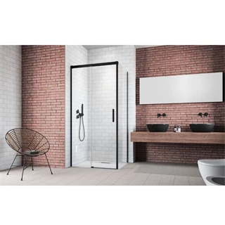 Radaway Idea Black S1 80 J fekete zuhanykabin oldalfal 387051-54-01R