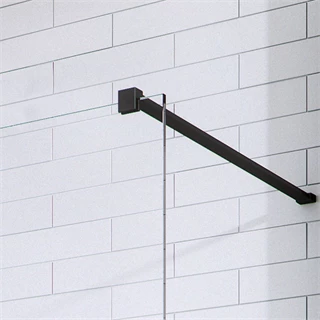 Radaway Modo New Black II Walk-in fekete zuhanyfal törölközőtartóval 85 átlátszó 389085-54-01W Radaway Modo New Black II Walk-in fekete zuhanyfal törölközőtartóval 85 átlátszó 389085-54-01W
