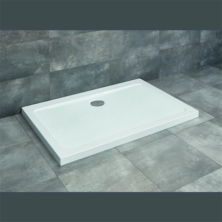 Radaway Doros Stone D szögletes lapos zuhanytálca 100x90 fehér, ajándék szifonnal SDRD1090-01-04S