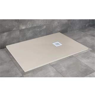 Radaway Kios F 120x90 cm szögletes öntöttmárvány zuhanytálca, bézs KF1290-55
