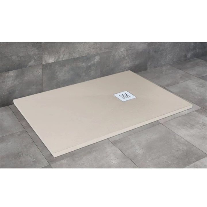 Radaway Kios F 120x90 cm szögletes öntöttmárvány zuhanytálca, bézs KF1290-55