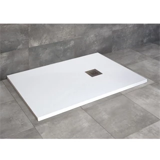 Radaway Kios F 140x70 cm szögletes öntöttmárvány zuhanytálca, fehér KF1470-53
