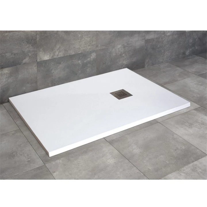 Radaway Kios F 140x70 cm szögletes öntöttmárvány zuhanytálca, fehér KF1470-53