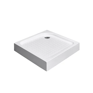 Radaway Rodos C szögletes zuhanytálca 80x80 fehér, ajándék szifonnal 4K88155-04
