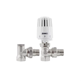 Herz radiátorszelep szett sarok V772403