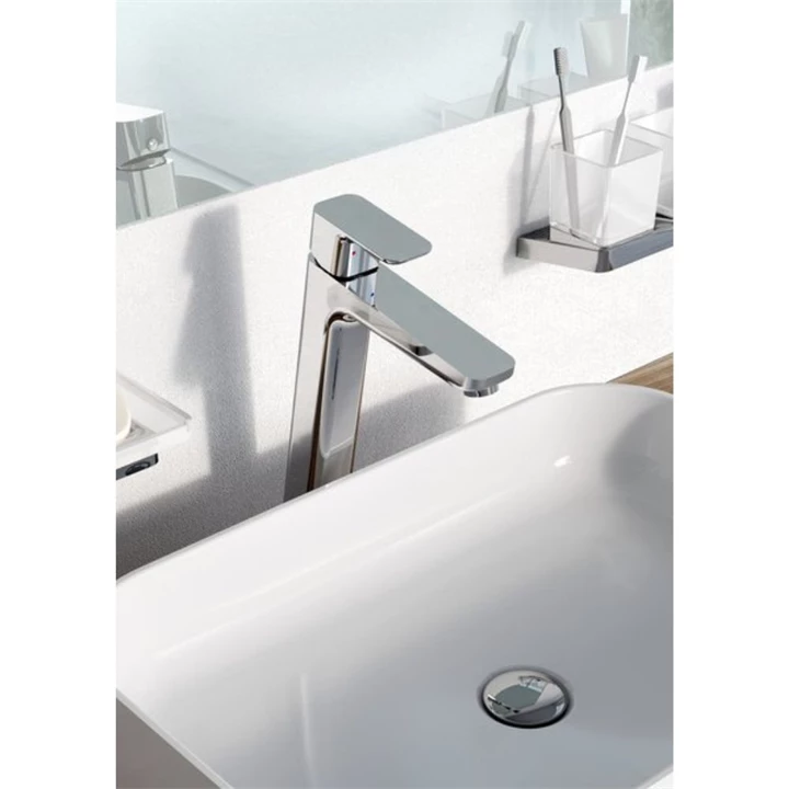 Ravak TD F 015.00CR Álló mosdó csaptelep leeresztő nélkül (333 mm), króm X070130
