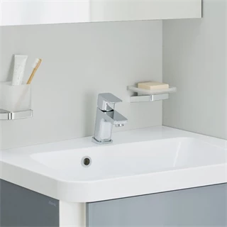 Ravak TD F 012.00CR Álló 140 mm-es mosdó csaptelep leeresztő nélkül, króm X070127