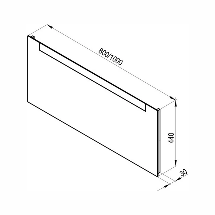 Ravak Fürdőszobai tükör Clear 800 X000000765