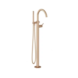 Ravak Espirit padlón álló kádcsaptelep szettel, Rose Gold X070503 Ravak Espirit padlón álló kádcsaptelep szettel, Rose Gold X070503