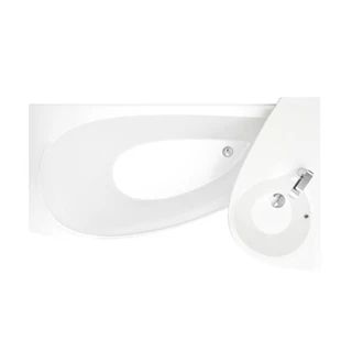 Ravak Akrilkád AVOCADO 150x70 balos fehér CT01000000 Ravak Akrilkád AVOCADO 150x70 balos fehér CT01000000