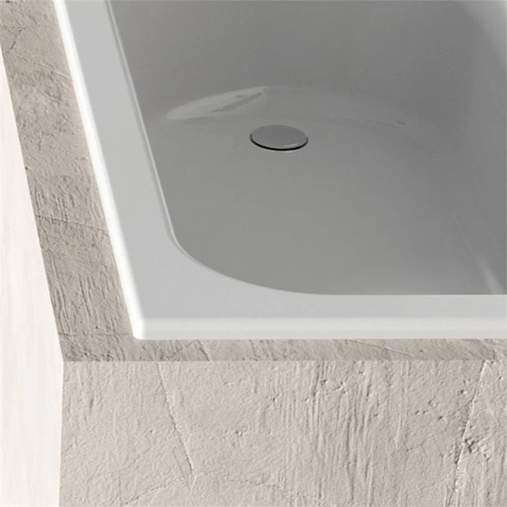 Ravak Akrilkád króm, SLIM 170x75 fehér C741300000