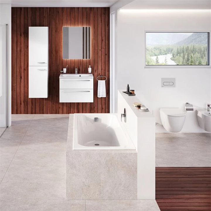 Ravak Akrilkád króm, SLIM 170x75 fehér C741300000