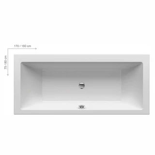Ravak Akrilkád FORMY 01 180 x 80 fehér C881000000 Ravak Akrilkád FORMY 01 180 x 80 fehér C881000000